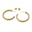 EARRING AROS 40MM ROPE EFFECT ANARTXY