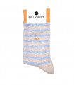 CALCETINES BILLY BELT RAYAS BEIGE CHINE