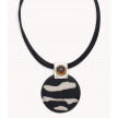 COLLAR ZEBRA NATURE BIJOUX