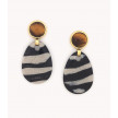 PENDIENTE ZEBRA NATURE BIJOUX