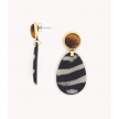 PENDIENTE ZEBRA NATURE BIJOUX