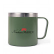 TAZA BEAVER ACERO VERDE BOSQUE ALASKAN MAKER