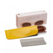 GAFAS DE SOL OKKIA LINA TRANSPARENT ROSE