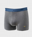 BOXER ALGODON BIO GRIS CHINE BILLY BELT