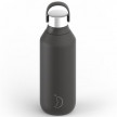 BOTELLA INOX. SERIE 2 NEGRO 500ML CHILLY'S