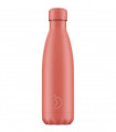 BOTELLA INOX. PASTEL CORAL 500ML CHILLYÂ´S