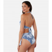 BRAGUITA BIKINI DELTIA HIGH WAIST BLUE BARTS AMSTERDAM